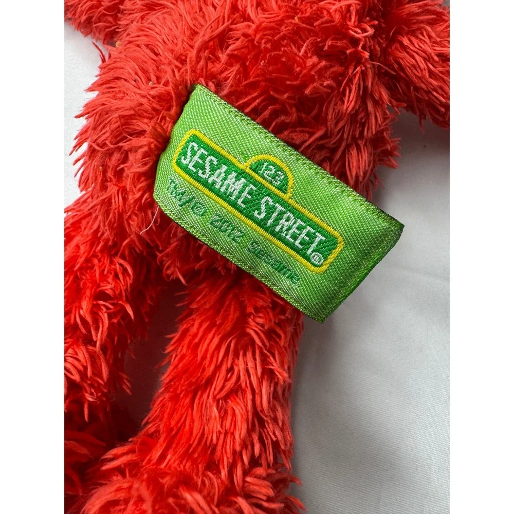 Gund Sesame Street Happy Birthday Elmo Plush Red Shaggy Toy 2012 319969 10 inch